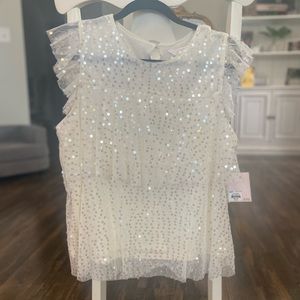 Lauren Conrad Sequin Blouse
